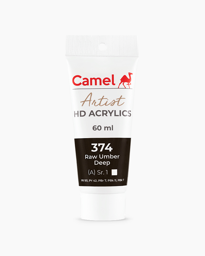 Camel Artist HD Acrylics Raw Umber Deep
